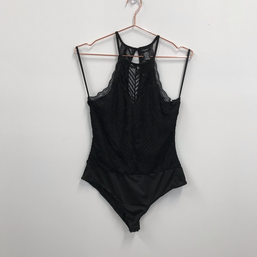 Rhapsody Black Lace Bodysuit